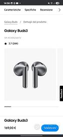 Auricolari Galaxy buds 3 NUOVI 