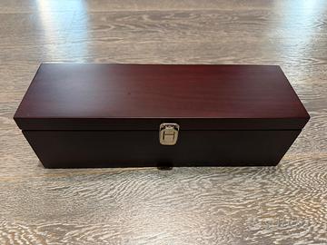 Scatola per vino con accessori