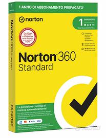 Antivirus Norton 360 Standard 1 Anno di abbonament