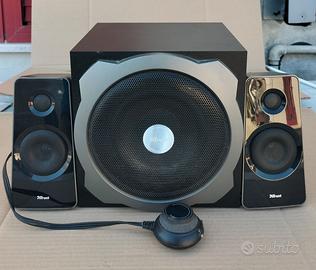 casse x pc gaming con subwoofer della Trust