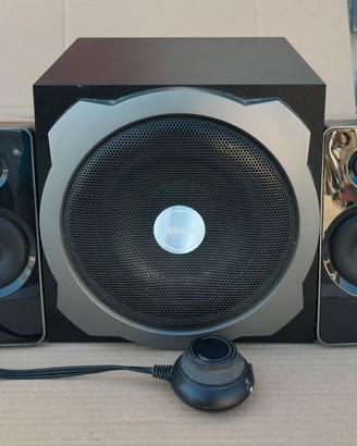 casse x pc gaming con subwoofer della Trust