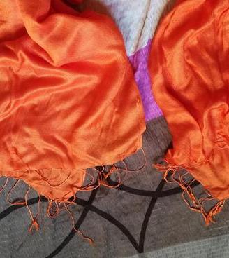 Sciarpa in stile PashMina color Arancio