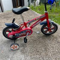Bici per bimbo ruote 10 pollici Cars 3