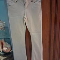 Jeans è elasticizzato donna. Bianco, Marella