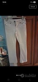 Jeans è elasticizzato donna. Bianco, Marella