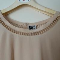 Camicia di Seta, Beige, misura L