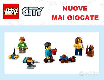 LEGO - Lotto 3 Minifigures Famiglia Cane Giochi NU
