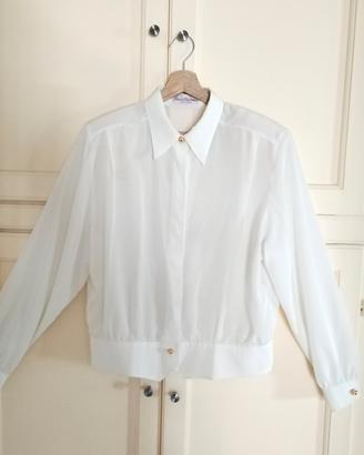 Camicia Renato Balestra  con bottoni gioiello 