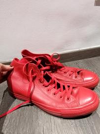 Converse rosse clearance originali