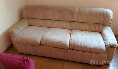 Divano letto e poltrona coordinata 