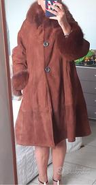 Montone 100% shearling lungo donna vintage anni '9