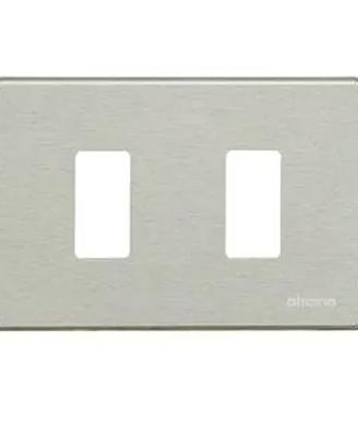 Placca 2 moduli bticino