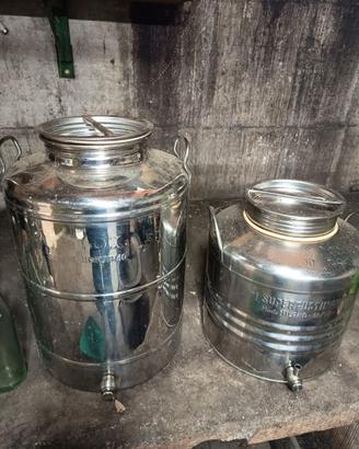 contenitori in acciaio per olio
