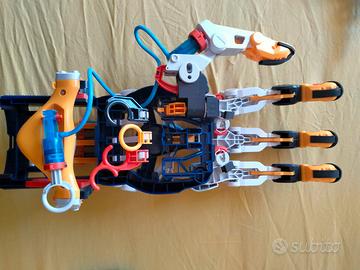 Modellino braccio robotico a pistoni funzionante