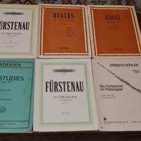 Metodi di flauto traverso Andersen Galli etc.