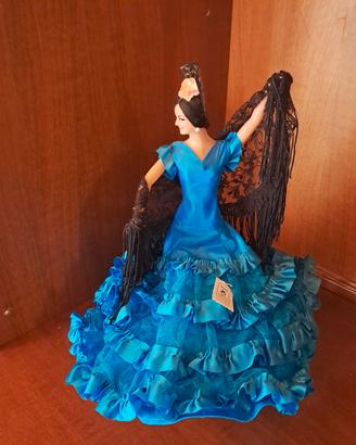 MUÑECA-SEVILLANA 45cm ¨MARÍN¨ (LOLA JARANA) blu
