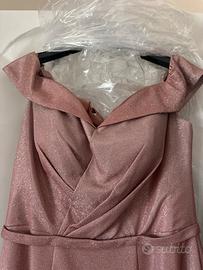 Vestito Musani cuture rosa sfumato