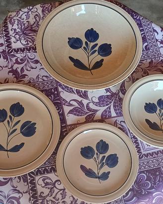 Set piatti 37 pz C.B.M. Faenza Forte