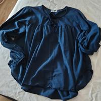 camicia donna blu 