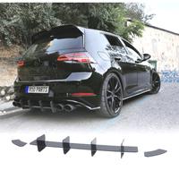 DIFFUSORE VOLKSWAGEN VW GOLF 7 7.5 GTI NERO LUCIDO