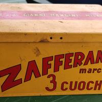 scatola vintage zafferano 3 cuochi