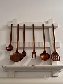Utensili da cucina in rame