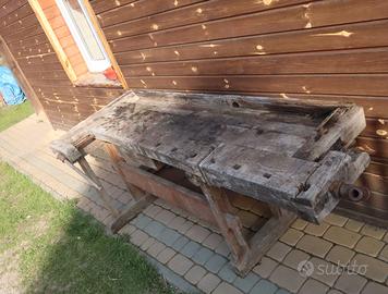 Banco da falegname in faggio legno duro