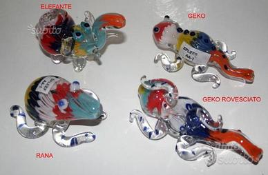 Pipa in vetro bong pipetta con forma di animale