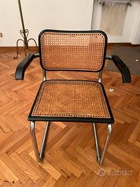 Sedia Cesca con braccioli