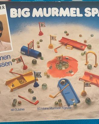 Gioco biglie vintage da spiaggia