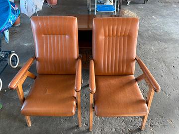 Coppia di poltrone reclinabili