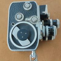 cinepresa 8 con tre obiettivo kern paillard ruotan