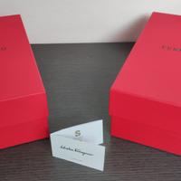 Ferragamo set 2 scatole rosse
