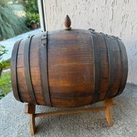 Botticella  antica anni 50 in legno con supporto