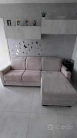 divano letto con penisola 