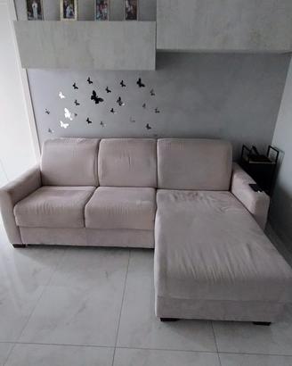 divano letto con penisola 