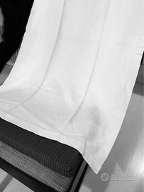 Asciugamano da bagno bianco in cotone 900x550 mm