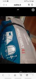 tenda Arpenaz 6 posti con materasso e pompa