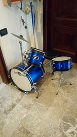 Batteria Junior 3 Fusti di Gear4music, Blu