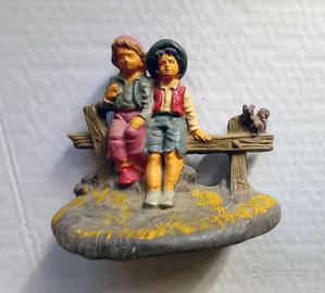 Statuina presepe bambini Bottega Figurinai Lucca