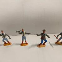 Lotto Timpo Toys 4 Soldatini Confederati 1:32 