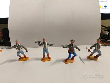 Lotto Timpo Toys 4 Soldatini Confederati 1:32 