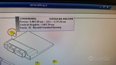 Hyosung centralina 32900hr9800 gv650 fi