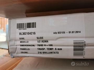 Box doccia angolare 78-82