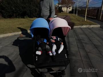 passeggino gemellare 