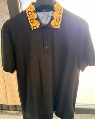 Polo nera versace