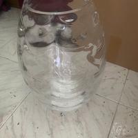 Vaso trasparente mod. ONDA 40 cm