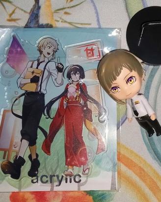 Action figure Atsushi Bungou Stray Dogs + stand