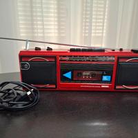 Stereo IRRADIO radio+cassette vintage anni 80