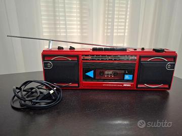 Stereo IRRADIO radio+cassette vintage anni 80